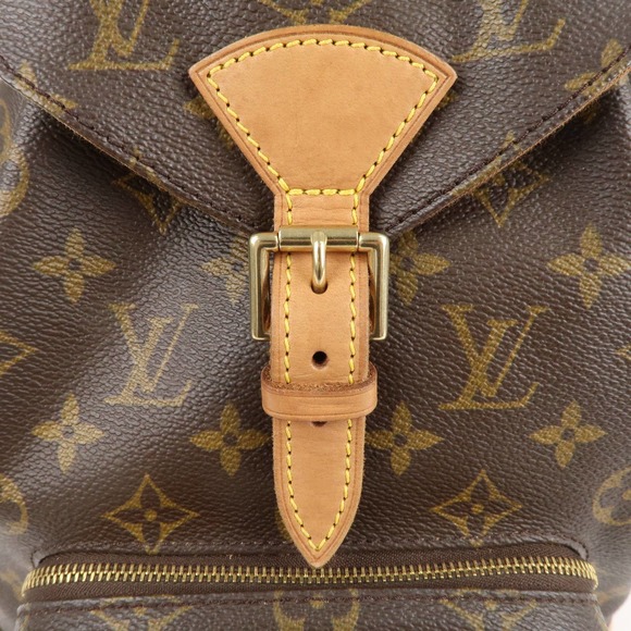 Louis Vuitton Classic Monogram Backpack in Rich Brown and Tan - Picture 9 of 16